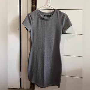 Houndstooth bodycon dress